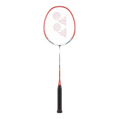Yonex rakieta do badmintona Muscle Power 2 (rekreacja/sport szkolny) biało/czerwona - naciągnięta -
